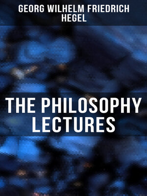 cover image of The Philosophy Lectures